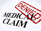 Medical Claims Denied Stamp